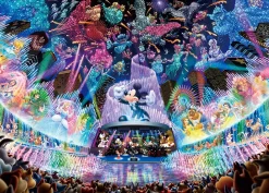 Tenyo Japan Jigsaw Puzzle D-2000-604 Glow In The Dark Disney Water Dream Concert (2000 Pieces) Cheap