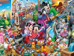 Tenyo Japan Jigsaw Puzzle Dl99-698 Disney Mickey's Movie Studio (99 Pieces) Hot
