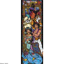 Tenyo Japan Jigsaw Puzzle Dsg456-737 Disney Aladdin Stained Glass (456 Pieces) Store