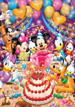 Tenyo Japan Jigsaw Puzzle Dsg-500-401 Disney Mickey Happy Birthday (500 Pieces) Cheap