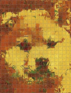 Tenyo Japan Jigsaw Puzzle Tj-520-614 Sunflower Self-Portrait Puzzle (520 Pieces) Discount