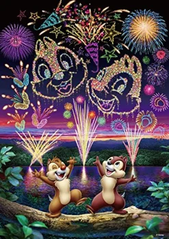Tenyo Japan Pure White Jigsaw Puzzle Dpg-266-573 Disney Chip 'N Dale (266 Pieces) Clearance