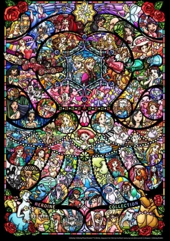 Tenyo Japan Pure White Jigsaw Puzzle Dpg266-576 Disney And Pixar Heroins (266 Pieces) Hot