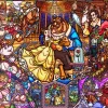 Tenyo Jigsaw Puzzle Disney Beauty And The Beast (Pure White) (1000 Pieces) Fashion
