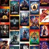 Tenyo Jigsaw Puzzle Marvel Studios Movie Poster Collection (1000 Pieces) New
