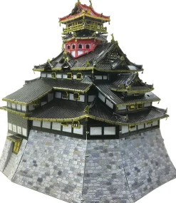 Tenyo Metallic Nano Puzzle Premium Series Azuchi Castle Clearance
