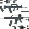 Online Tomytec Diocom Weapons Dcml01 Assault Rifle Set A Plastic Model