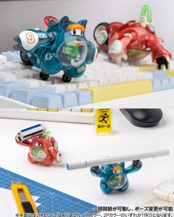 Online Wave Kumamaru Raccoon 2P Color (Clear Red) Plastic Model