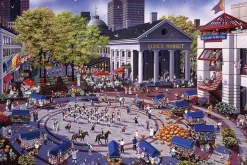 Yanoman 10-1429 Jigsaw Puzzle Alexander Chen - Quincy Market Square (1000 Pieces) Best Sale