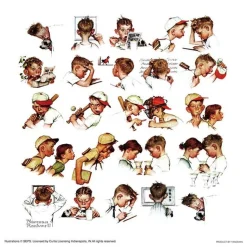 Yanoman 36-08 Jigsaw Puzzle Norman Rockwell Illustration A Boy's Day (Square Puzzle) (306 Pieces) Best Sale