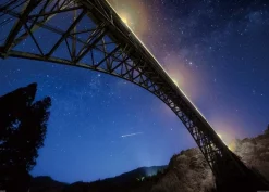 Yanoman 05-1073 Jigsaw Puzzle Seiun Bridge And Amano River, Meteor In Miyazaki (500 Pieces) Store
