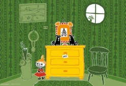 Yanoman Jigsaw Puzzle Little My's Dresser Moomin (500 S-Pieces) Hot